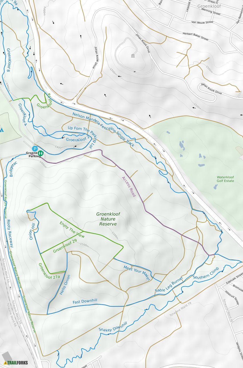 Groenkloof Campus Map