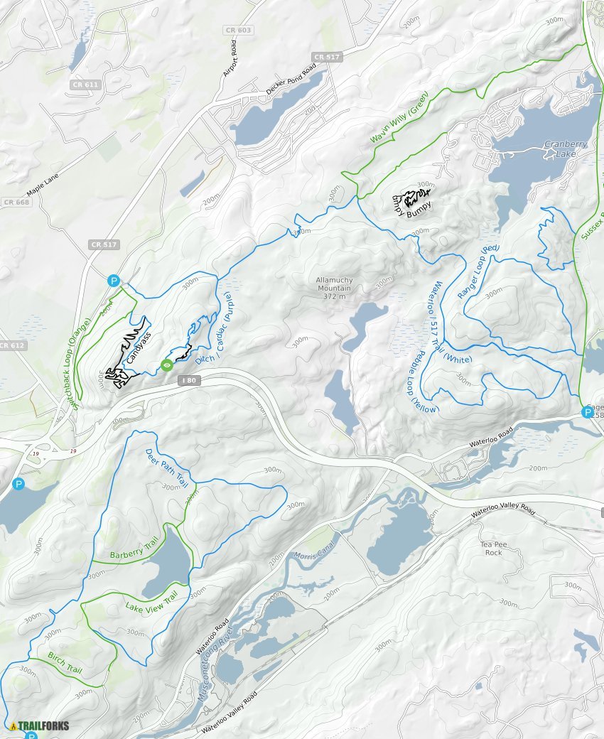 Hackettstown Trail Map 