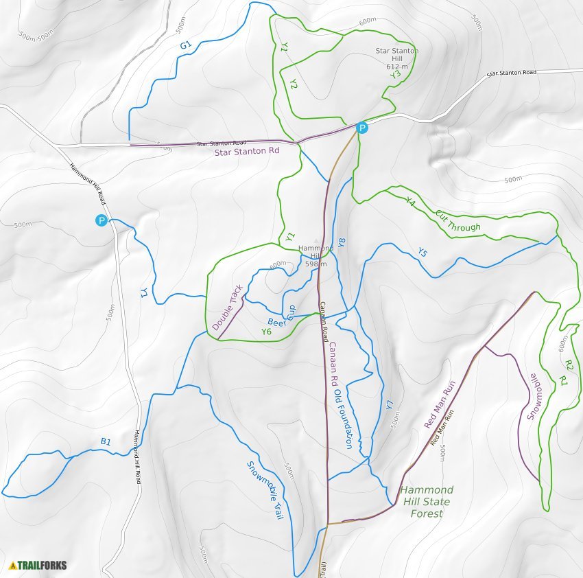 Hammond Hill State Forest Mountain Biking Trails 