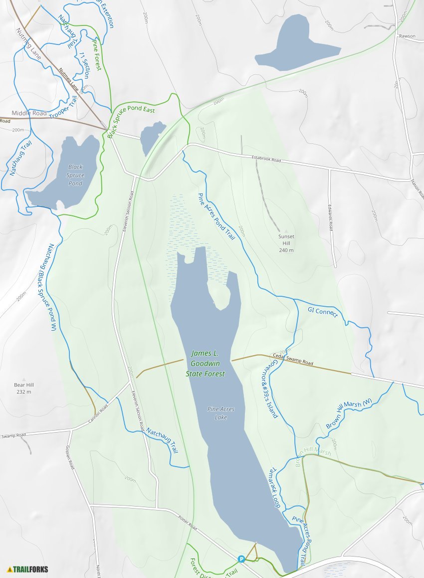 Hampton, Connecticut Mountain Biking Trails Trailforks