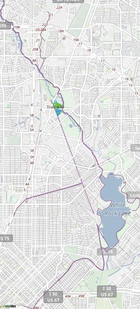 Moss Rock Trail Map Harry Moss Park, Dallas Mountain Biking Trails | Trailforks