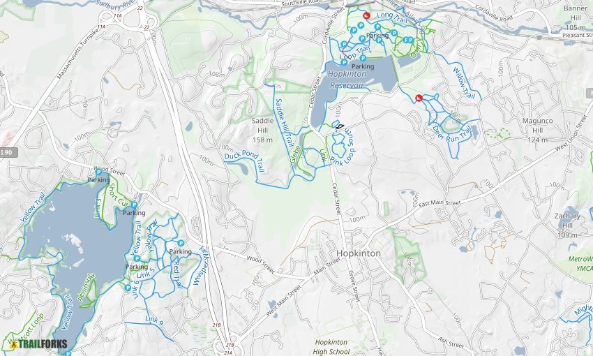 Hopkinton, Massachusetts Mountain Biking Trails Trailforks
