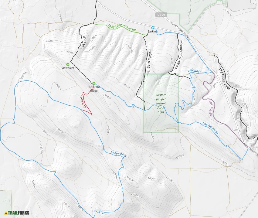 Horse Ridge, Bend Mountain Biking Trails | Trailforks