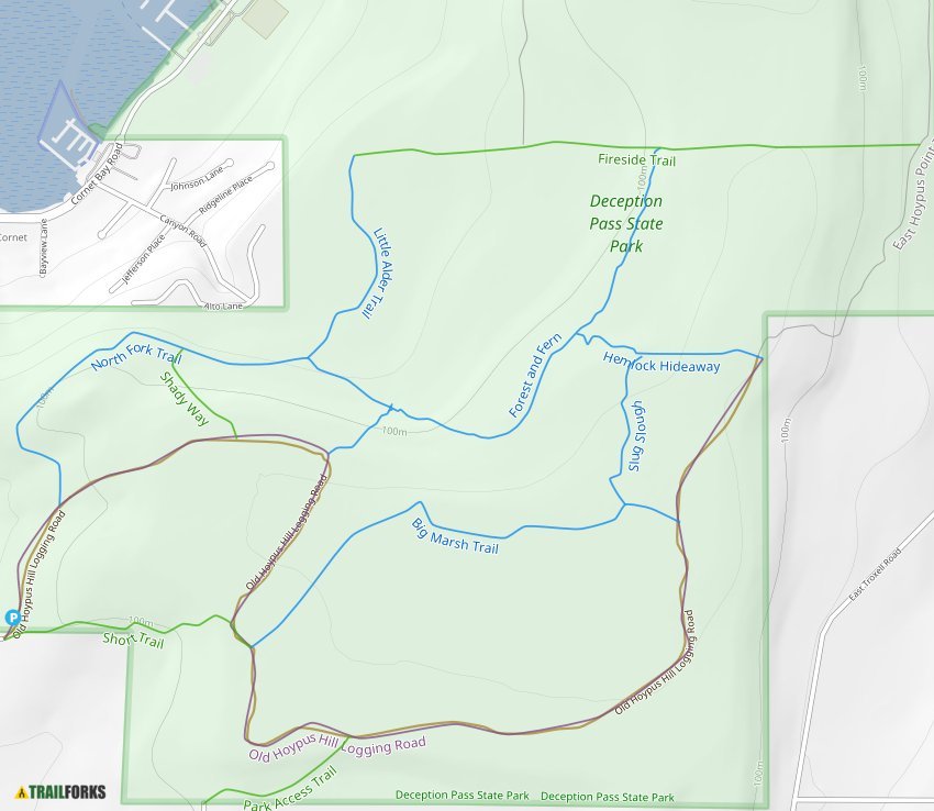 Hoypus Hill, Oak Harbor Mountain Biking Trails Trailforks