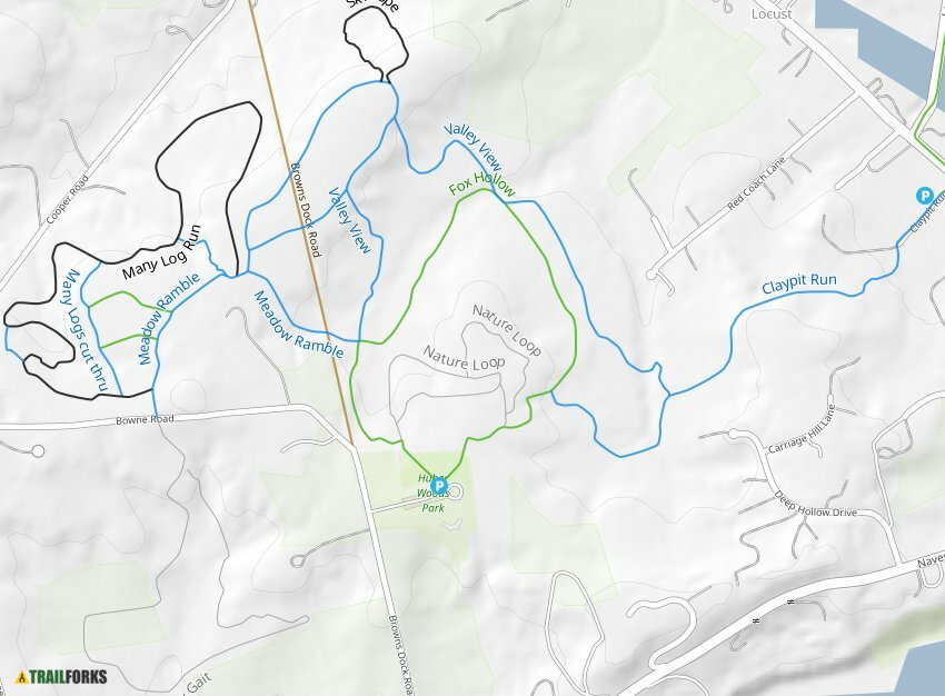 Huber Woods Park, Middletown Mountain Biking Trails | Trailforks