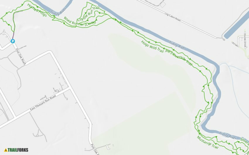 Hutchins, Texas Mountain Biking Trails Trailforks