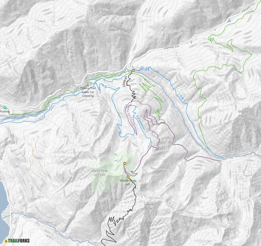 Idaho Peak Mountain Biking Trails | Trailforks