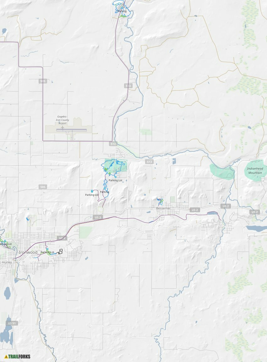 Ironwood, Michigan Mountain Biking Trails Trailforks
