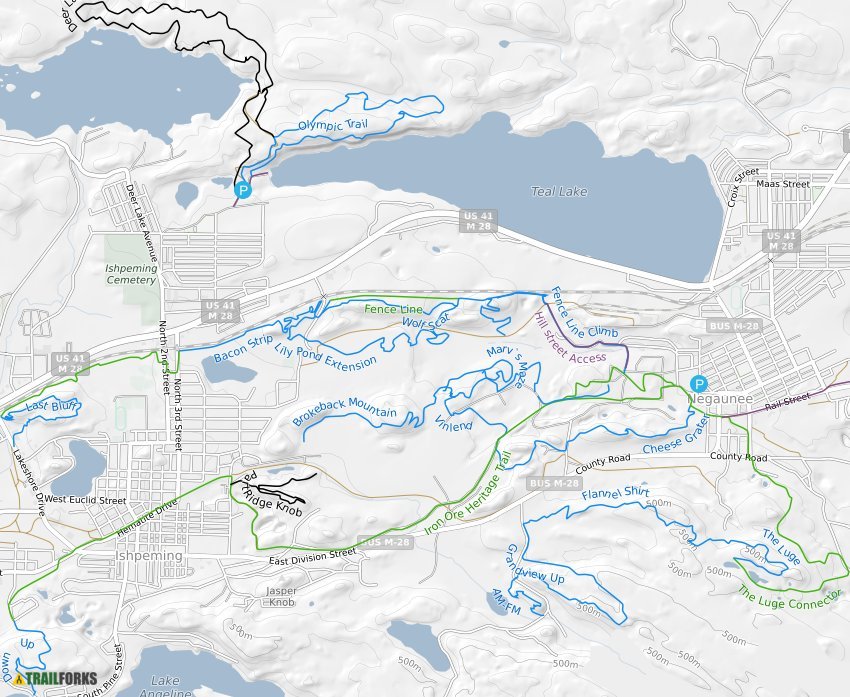 Ishpeming, Michigan Mountain Biking Trails Trailforks