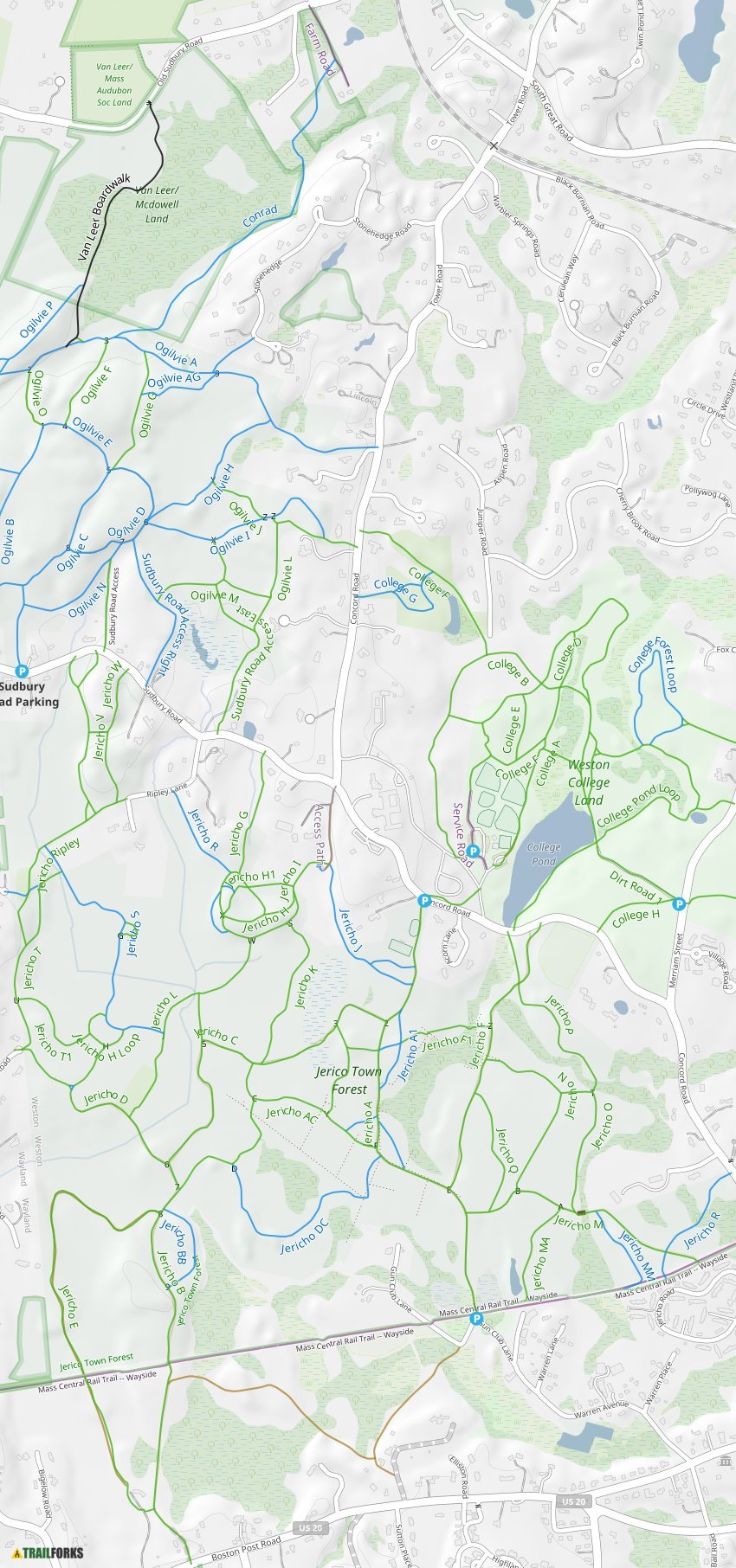 Jericho State Park Trail Map
