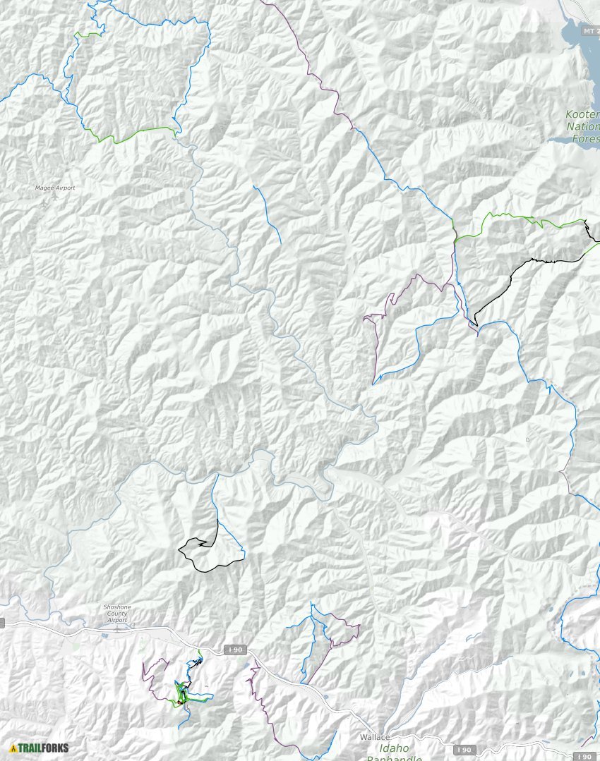 Kellogg, Idaho Mountain Biking Trails Trailforks