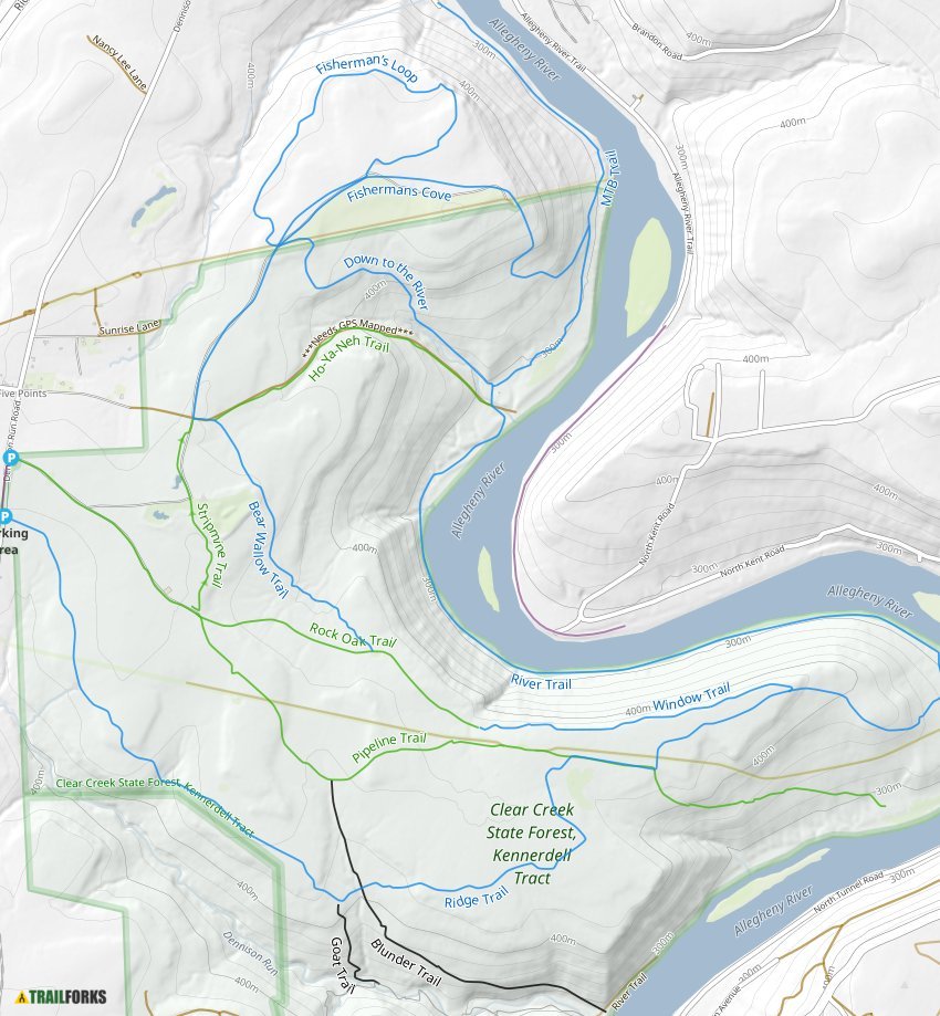Kennerdell, Pennsylvania Mountain Biking Trails Trailforks