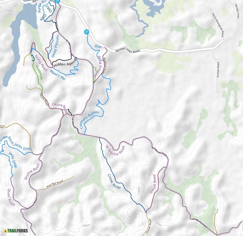 kirroughtree trail map