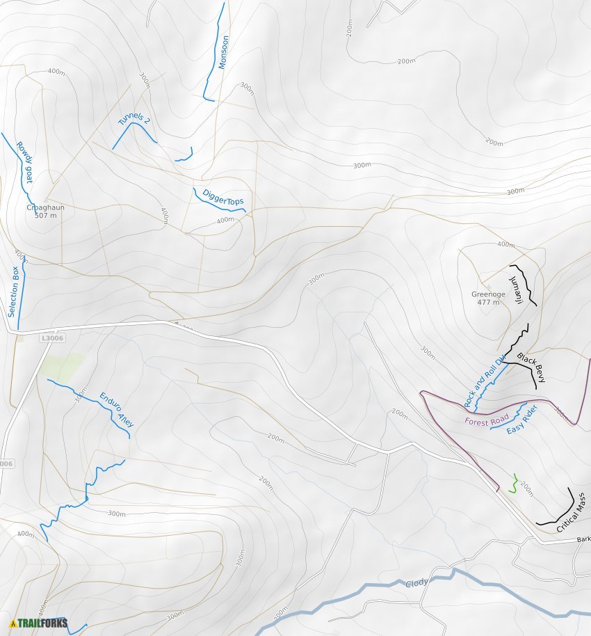 kirroughtree trail map