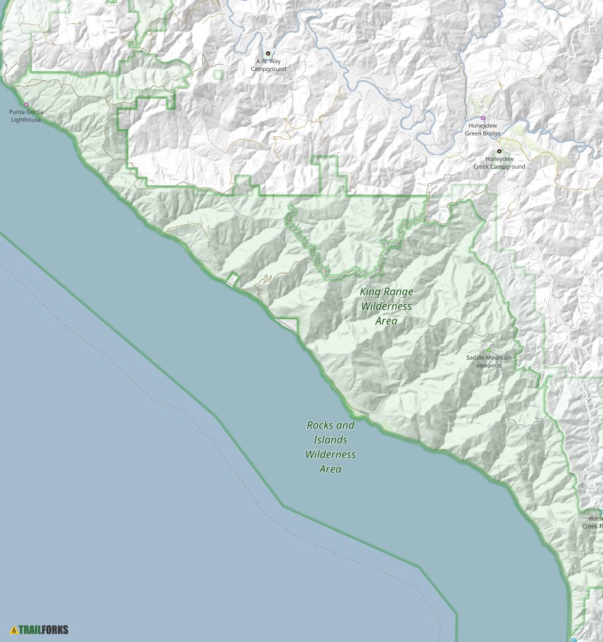 King Range - Lost Coast Hiking Trails | Trailforks