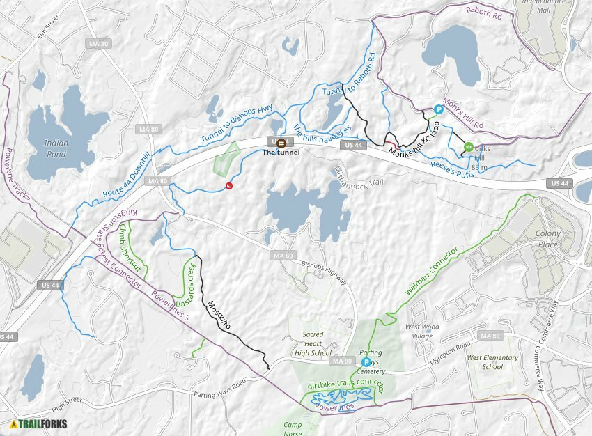 Kingston State Forest, Kingston Mountain Biking Trails Trailforks