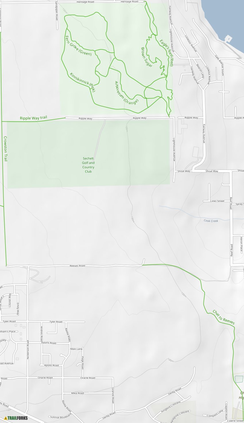 kincaid bike trails map