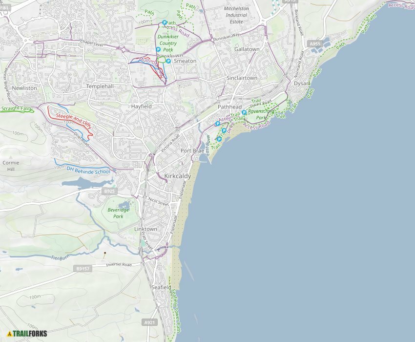 Kirkcaldy, United Kingdom Mountain Biking Trails Trailforks