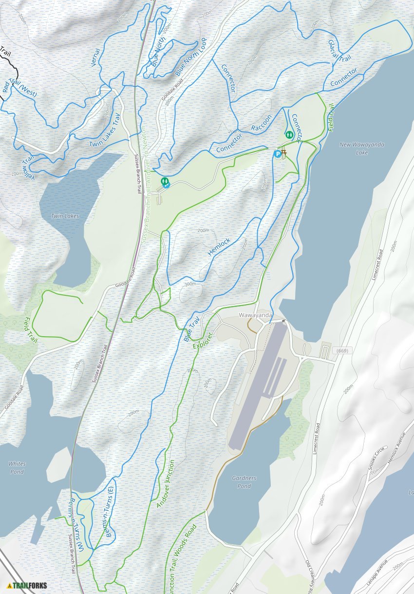 Kittatinny Valley State Park, Andover Mountain Biking Trails Trailforks