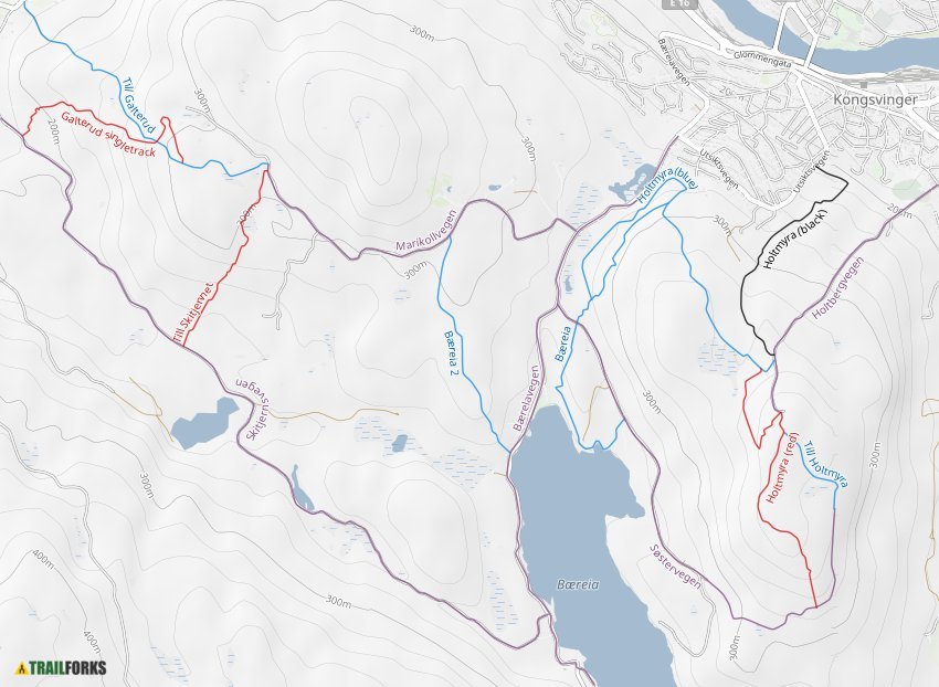 Kongsvinger, Norway Mountain Biking Trails 