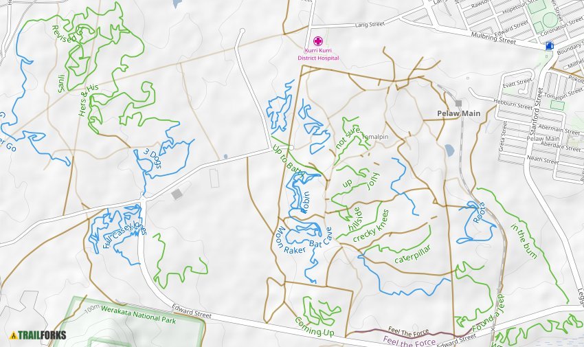 Kurri Kurri Cessnock Mountain Biking Trails Trailforks   Kurri Kurri 34288 Trail Map 