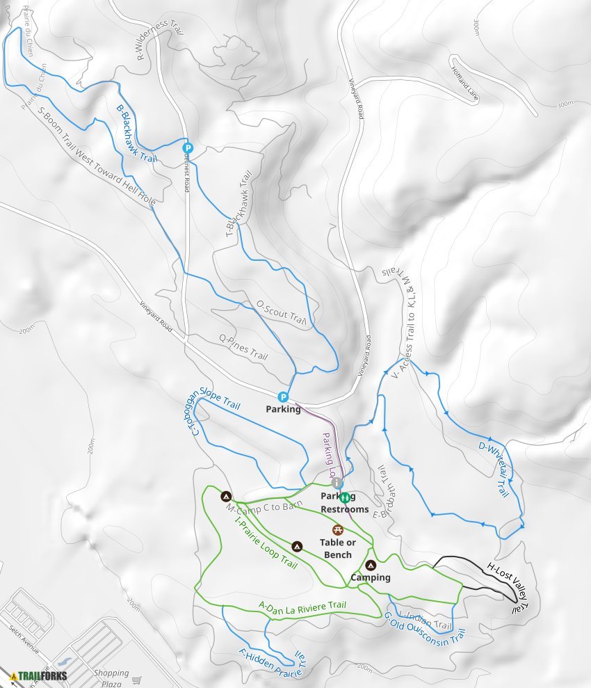 La Riviere City Park, Prairie Du Chien Mountain Biking Trails Trailforks