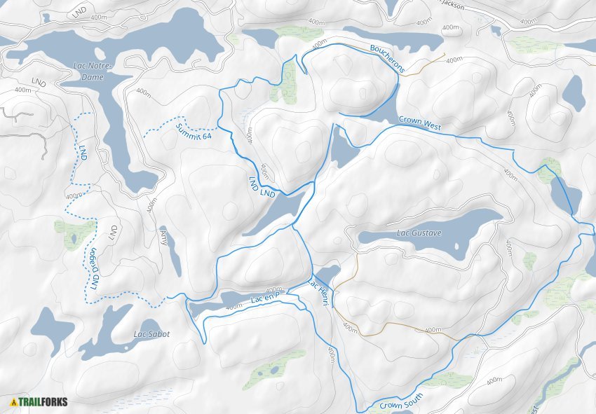Lac NotreDame / Loon Trail, WentworthNord Skiing Trails Trailforks
