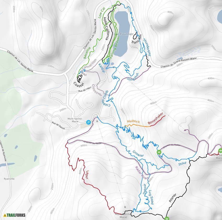 LacSainteMarie, Quebec Mountain Biking Trails Trailforks