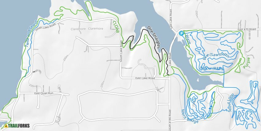 Lake Claremore, Claremore Mountain Biking Trails | Trailforks