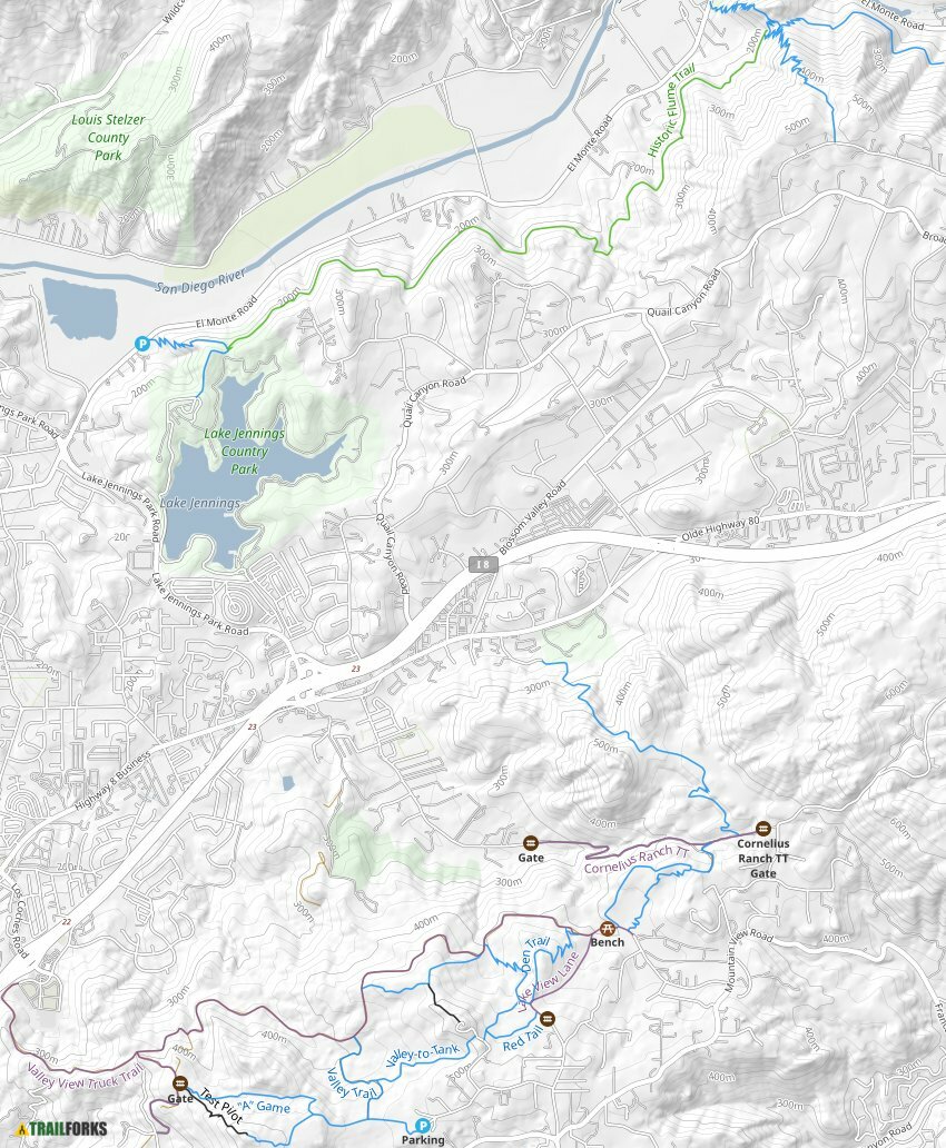 Lakeside, California Mountain Biking Trails | Trailforks