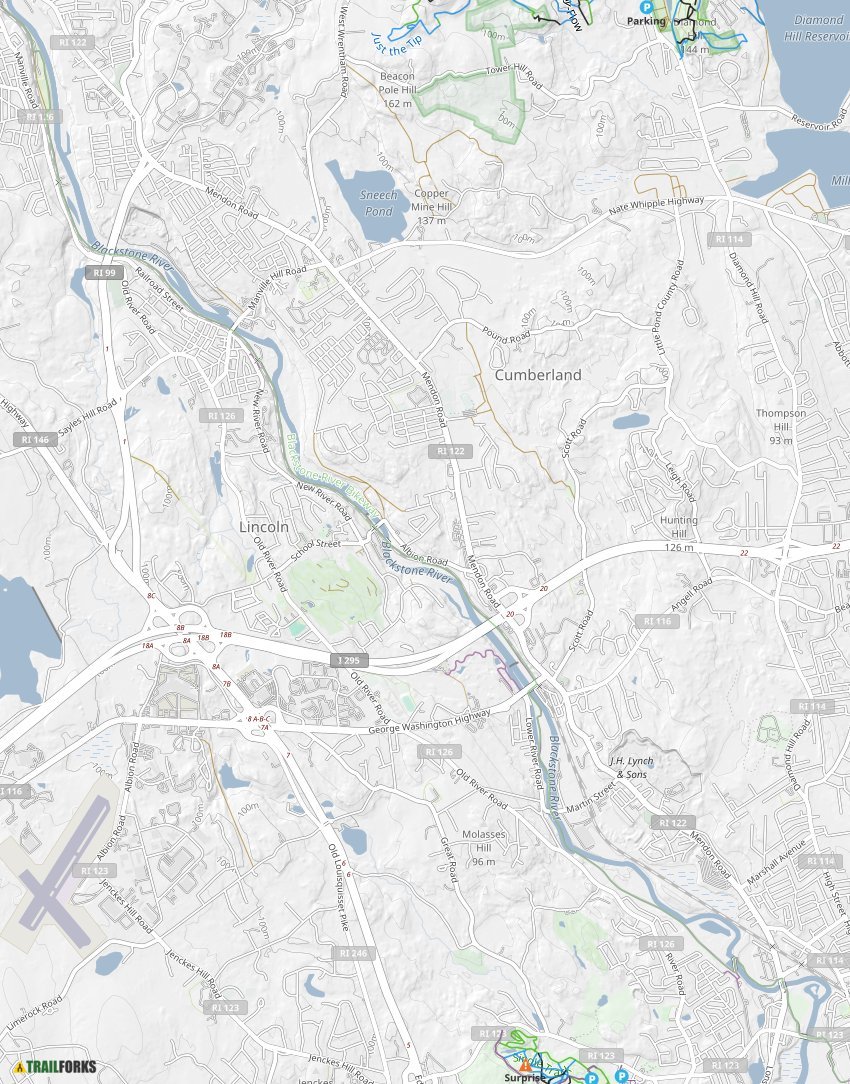 Lincoln, Rhode Island Mountain Biking Trails Trailforks