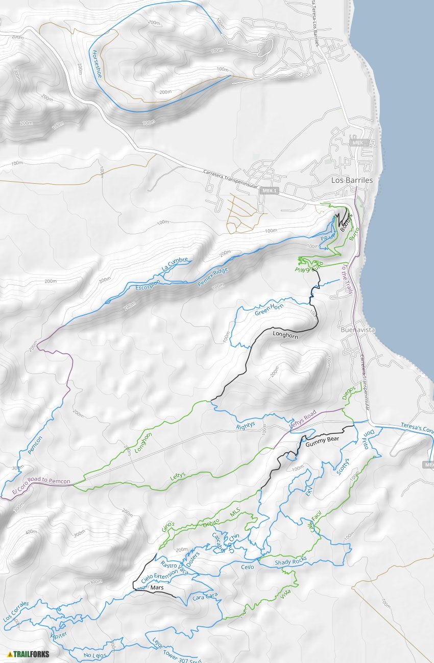Los Barriles, México Mountain Biking Trails Trailforks
