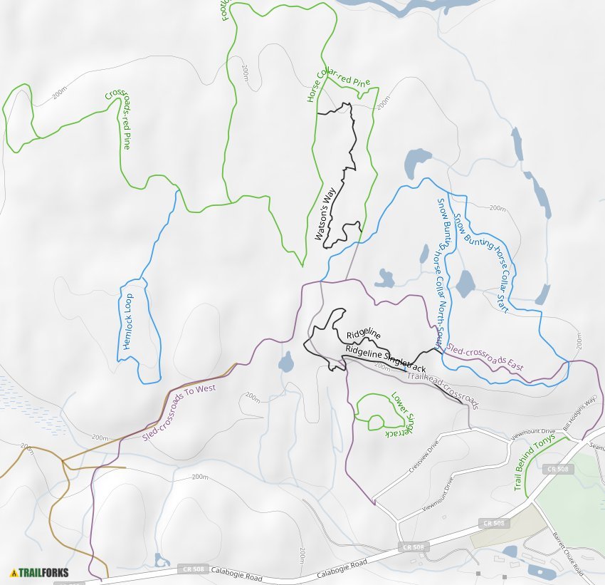 Madawaska Nordic Trail System, Calabogie Mountain Biking Trails ...