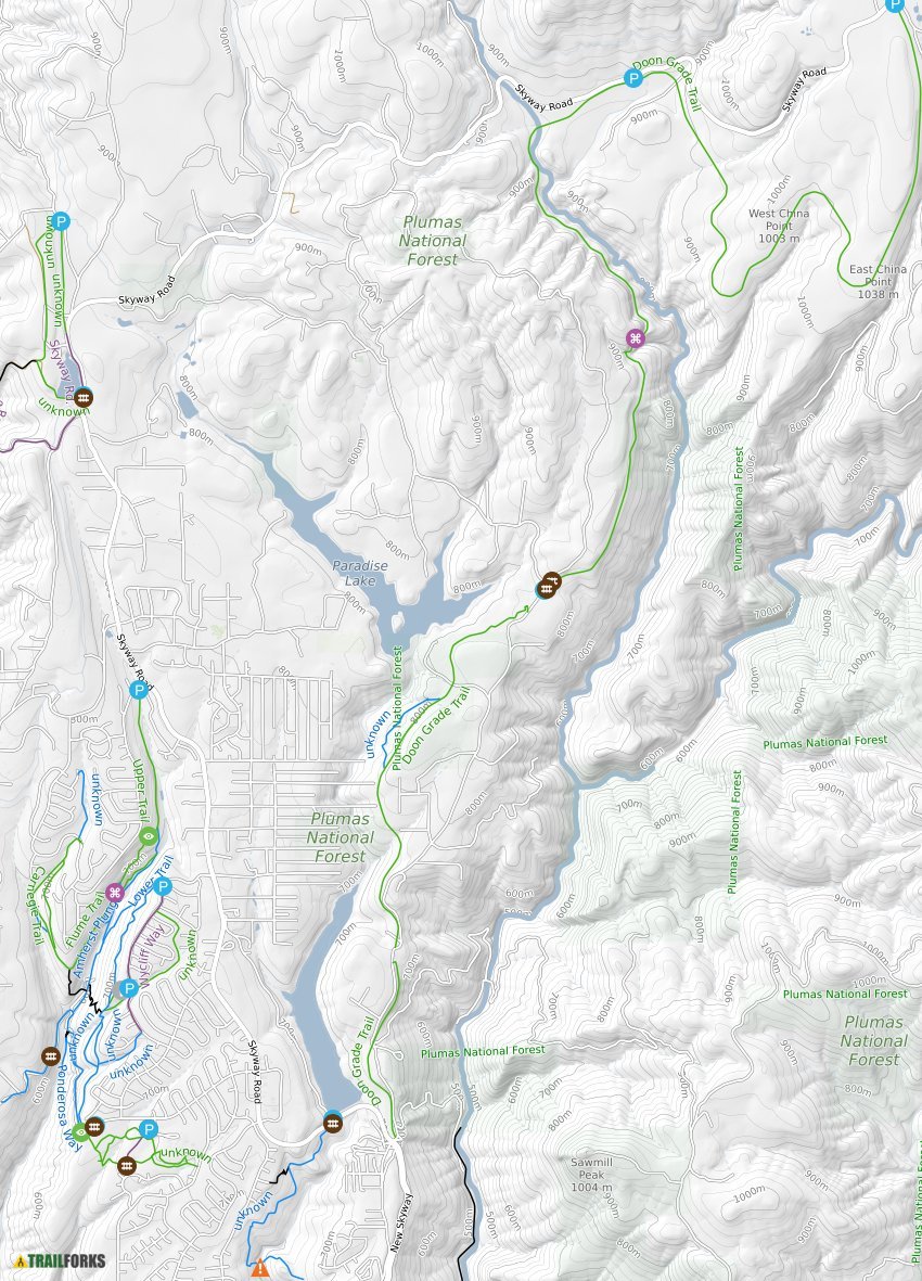 Magalia, California Mountain Biking Trails Trailforks