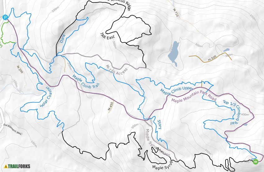 Maple Mountain Biking Trails | Trailforks