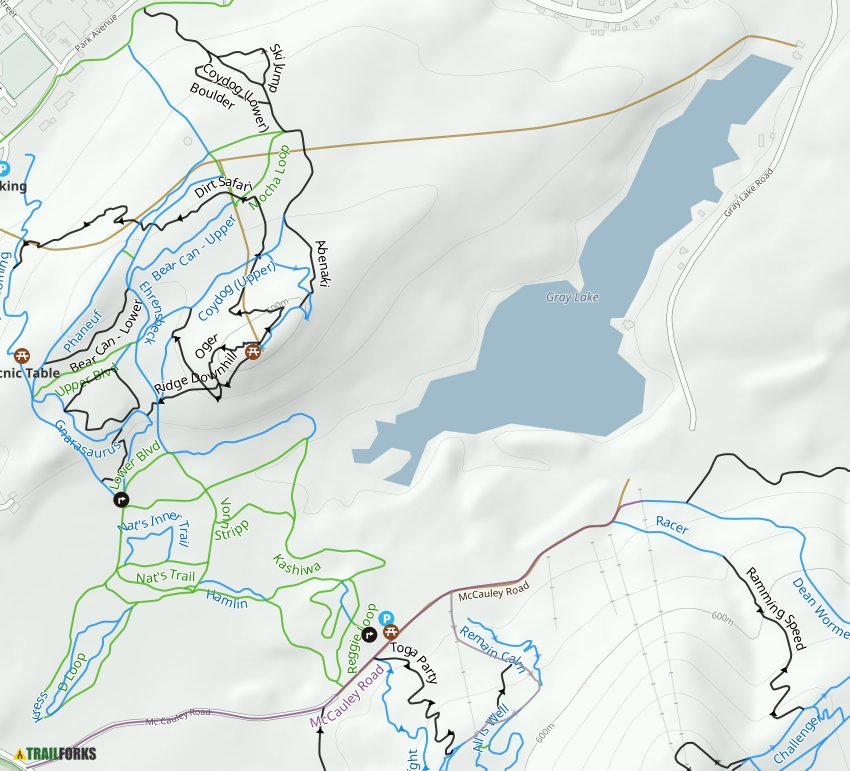 Maple Ridge Interactive Map Maple Ridge, Old Forge Mountain Biking Trails | Trailforks