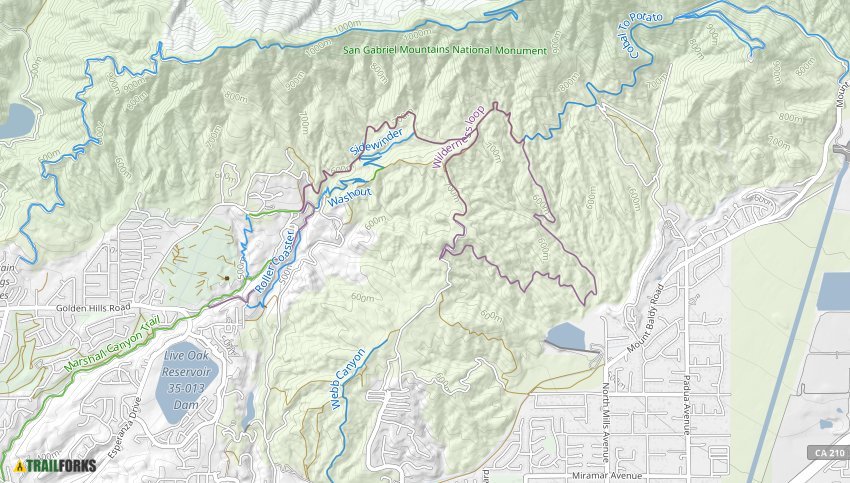 marshall canyon mountain bike trail