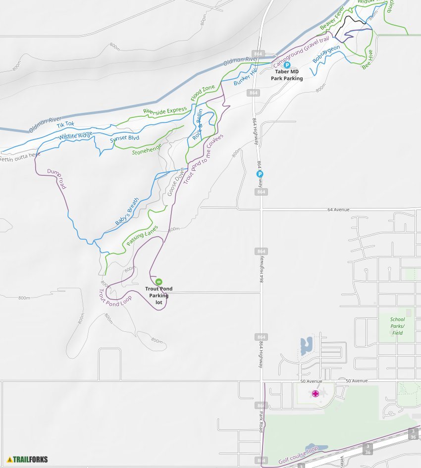 MD of Taber/Town of Taber Coulee Trails, Taber Mountain Biking Trails ...