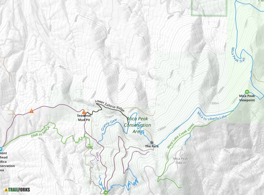 Mica, Washington Mountain Biking Trails Trailforks
