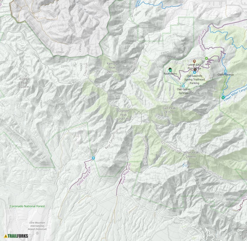 Miller Peak Wilderness, Sierra Vista Mountain Biking Trails | Trailforks