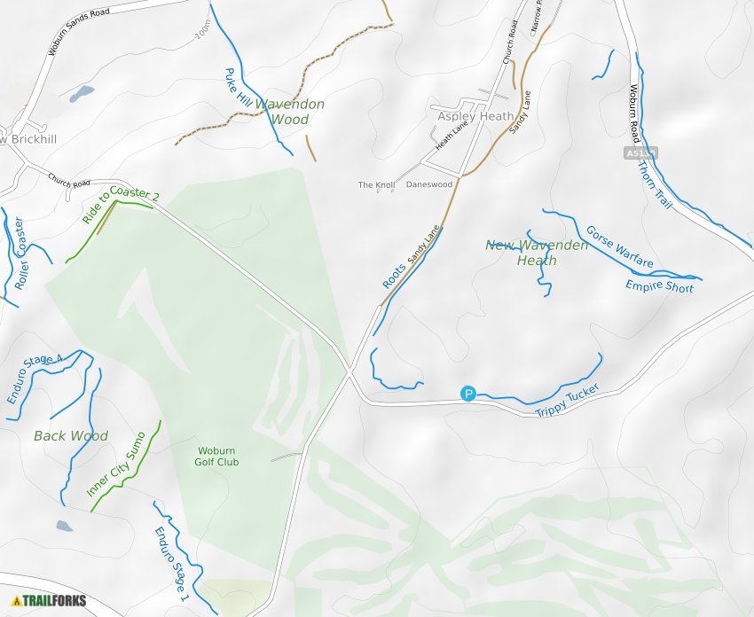 Milton Bike Trail Map Milton Keynes, United Kingdom Mountain Biking Trails | Trailforks