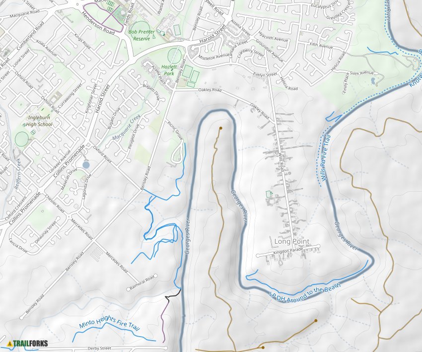 Minto, Campbelltown Mountain Biking Trails Trailforks