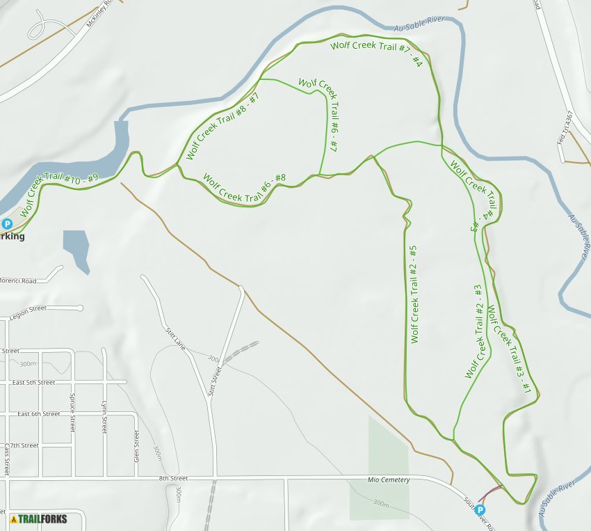 Mio, Michigan Mountain Biking Trails Trailforks