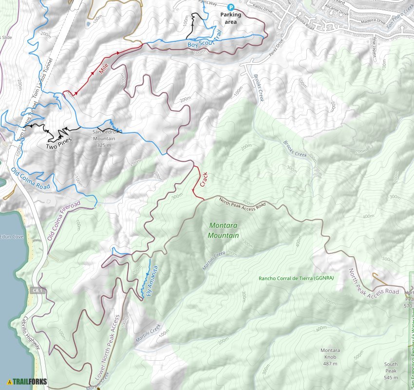 Montara, California Mountain Biking Trails Trailforks