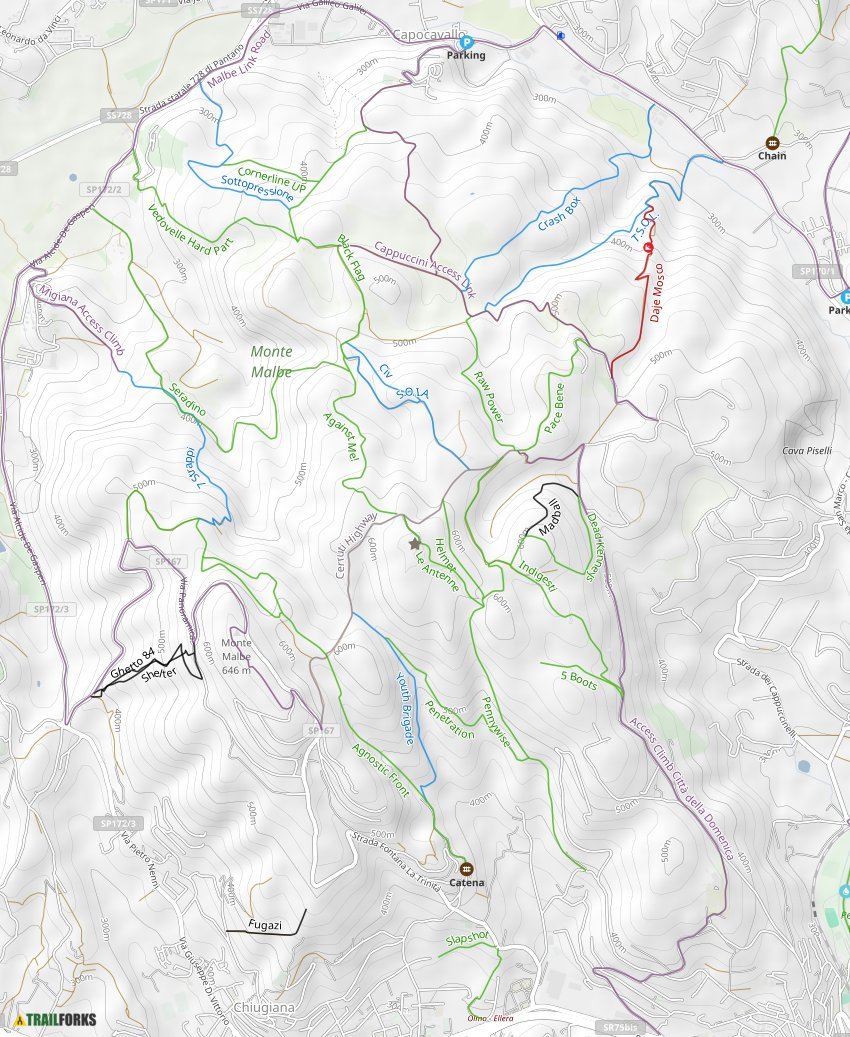 Monte Malbe, Italy Mountain Biking Trails | Trailforks