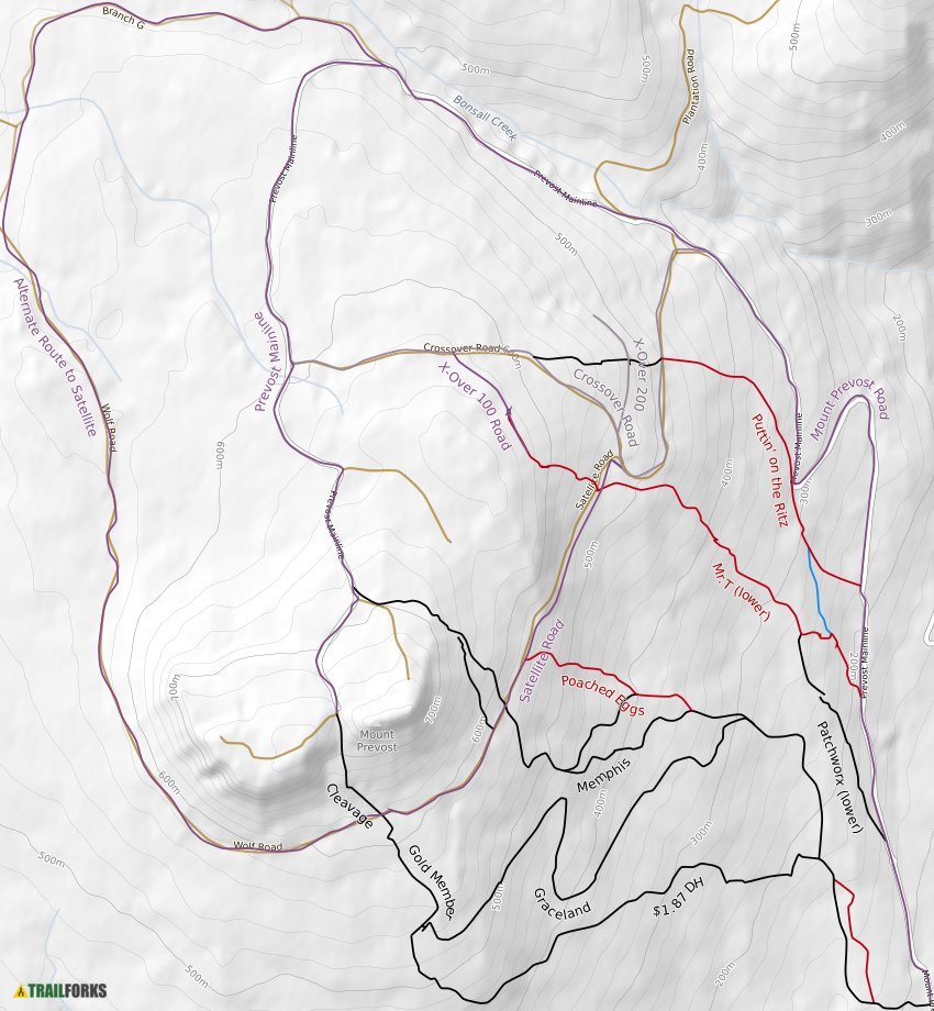 Mount Prevost Mountain Biking Trails | Trailforks