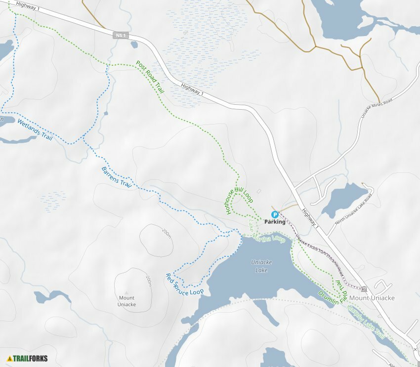 Mt Uniacke, Nova Scotia Mountain Biking Trails Trailforks