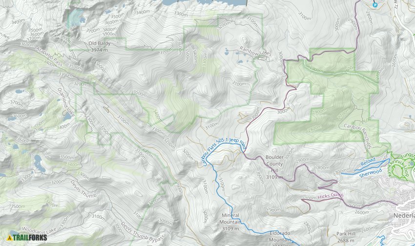 Mud Lake, Nederland Mountain Biking Trails Trailforks