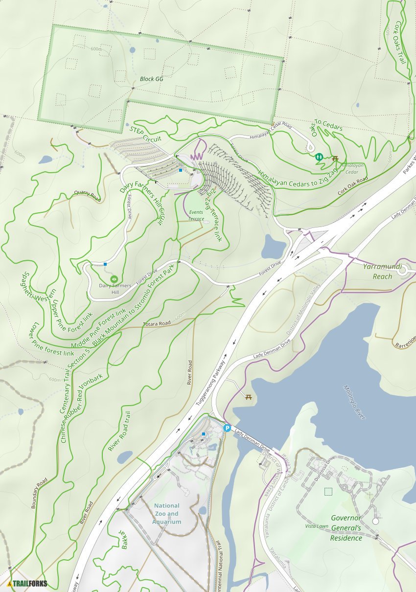 National Arboretum 18920 Trail Map 