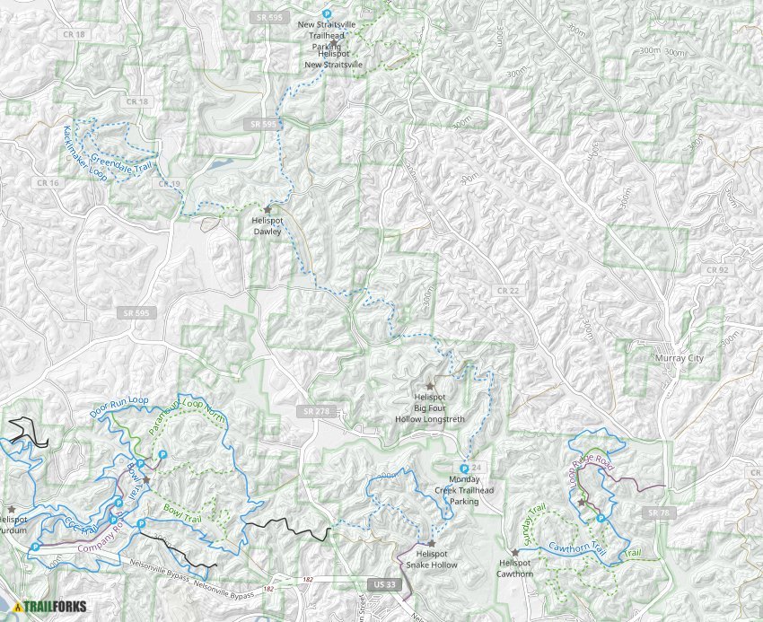 Nelsonville, Ohio Mountain Biking Trails Trailforks